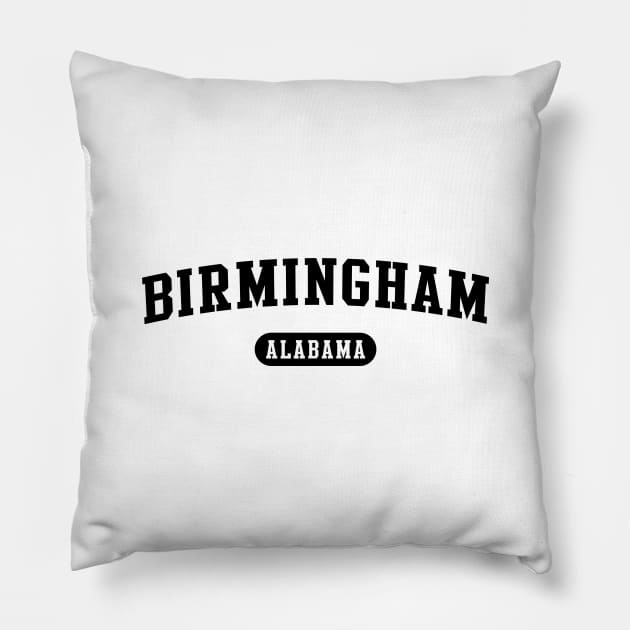 Birmingham, AL Pillow by Novel_Designs