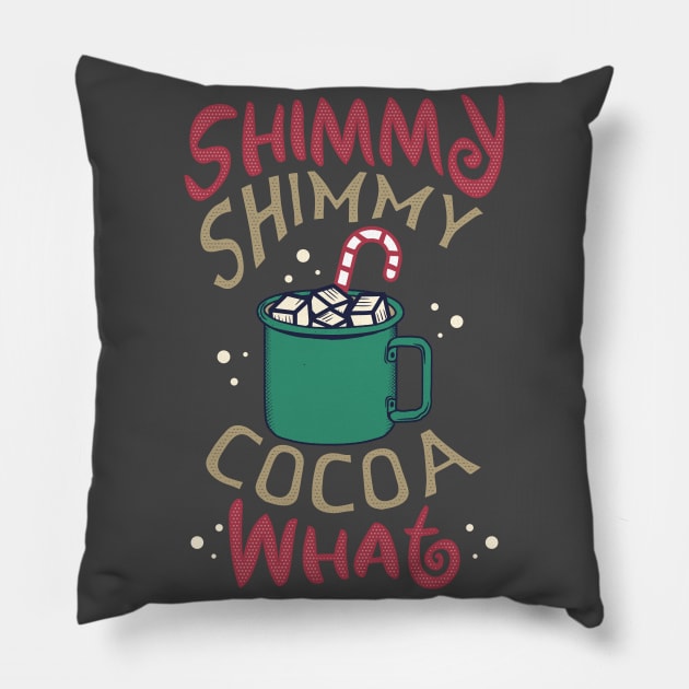 Shimmy Shimmy Cocoa What Pillow by CB Creative Images