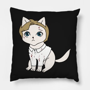 cute cat cartoon henry creel stranger things vecna Pillow