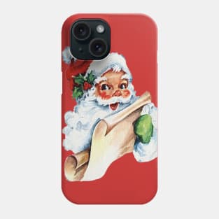 Santa Claus Naughty List Phone Case