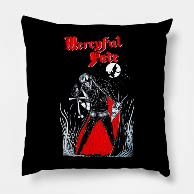 MERCYFUL FATE MERCH VTG Pillow by VikiMinimalist