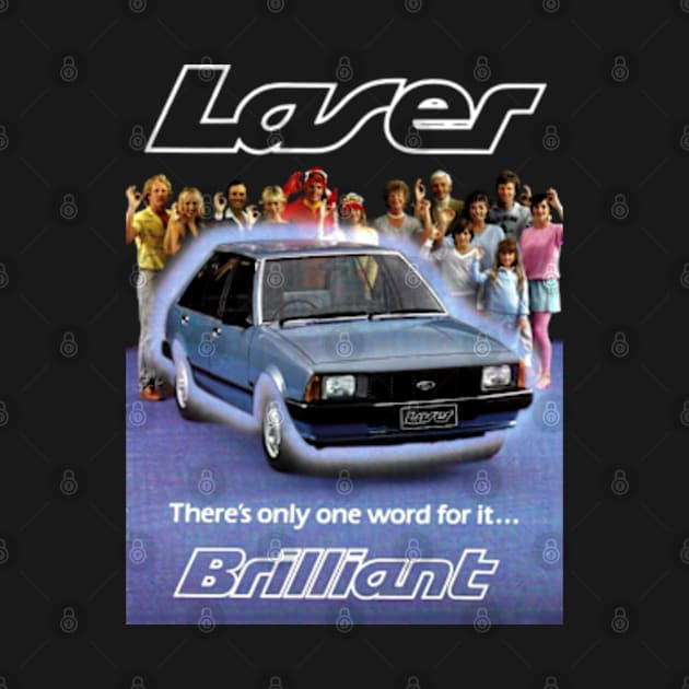 FORD LASER - 80s ad by Throwback Motors