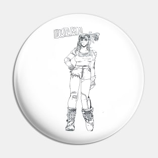 Bulma Fan Art Pin