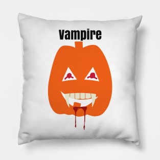 Pumpkin Vampire Pillow