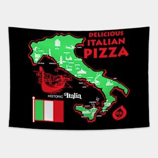 Delicious Italian Pizza Tapestry