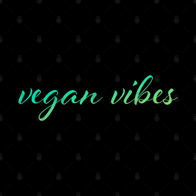 Vegan vibes black by Uwaki