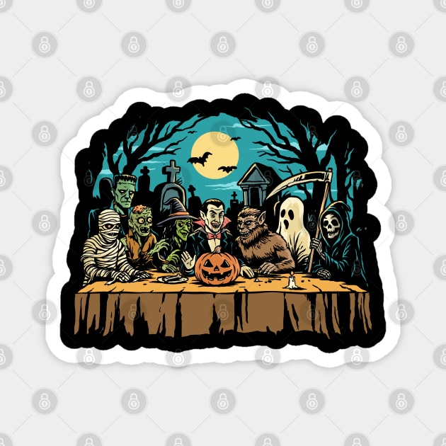 Halloween Supper Magnet by GoshWow®