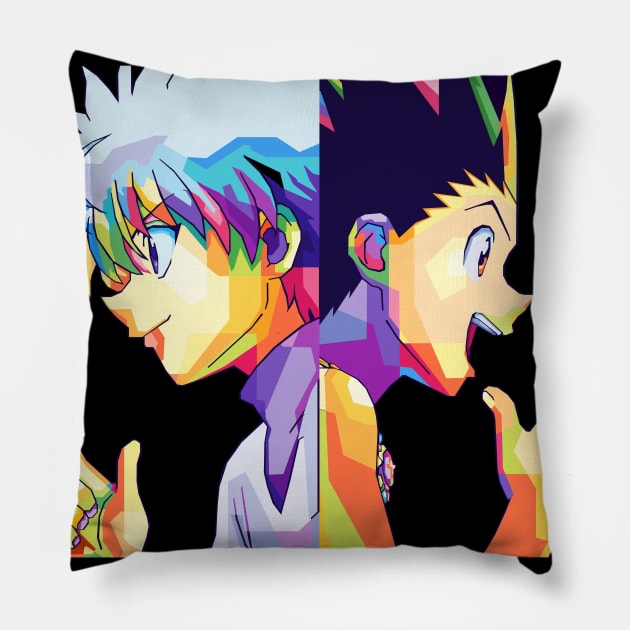 Killua Gon HxH Pillow by Pure Touch