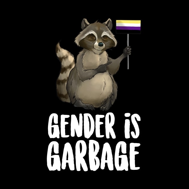 Gender Is Garbage Raccoon by Eugenex