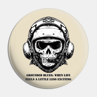 Grounded Blues Pin