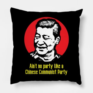 Xi Jingping Stencil Pillow