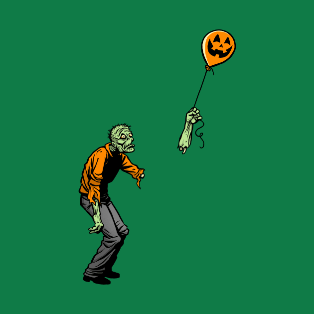 Sad Zombie - Halloween Edition by Angel Robot