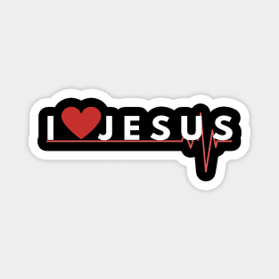 I Love Jesus Magnet