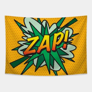 Comic Book Pop Art ZAP Tapestry