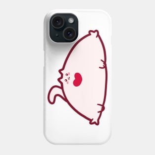 Cute Fluffy Fat Cat Phone Case