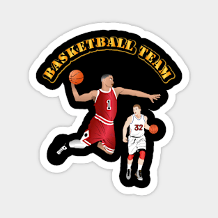 Basketball Team design Magnet