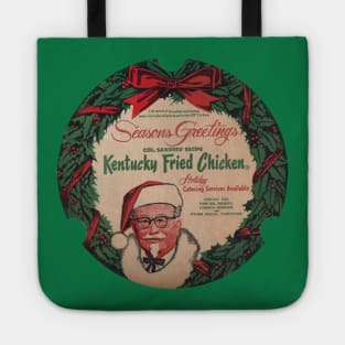 it's a Finger Lick'n Christmas (lid) Tote