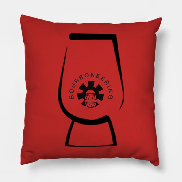 Bourboneering Logo Pillow by Bourbon_In_College