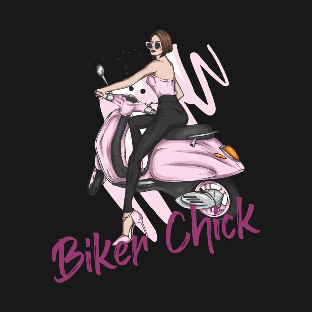 Biker Chick - Let's Ride With Style. by FSU Originals 