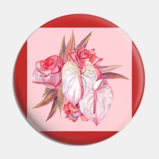 Exotic Bouquet Pin