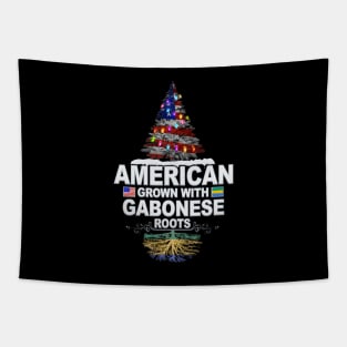 Christmas Tree  American Grown With Gabonese Roots - Gift for Gabonese From Gabon Tapestry