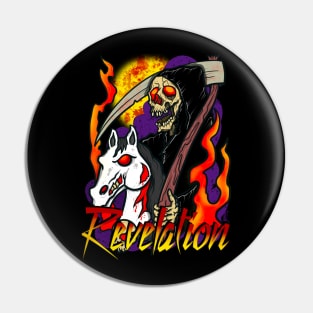 Revelation pale horse Pin