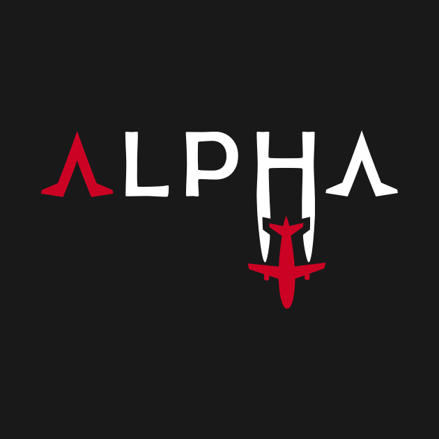 Alpha Aviation Phonetic Alphabet Pilot Airplane by For HerHim