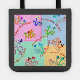 Crazy Snakes Tote