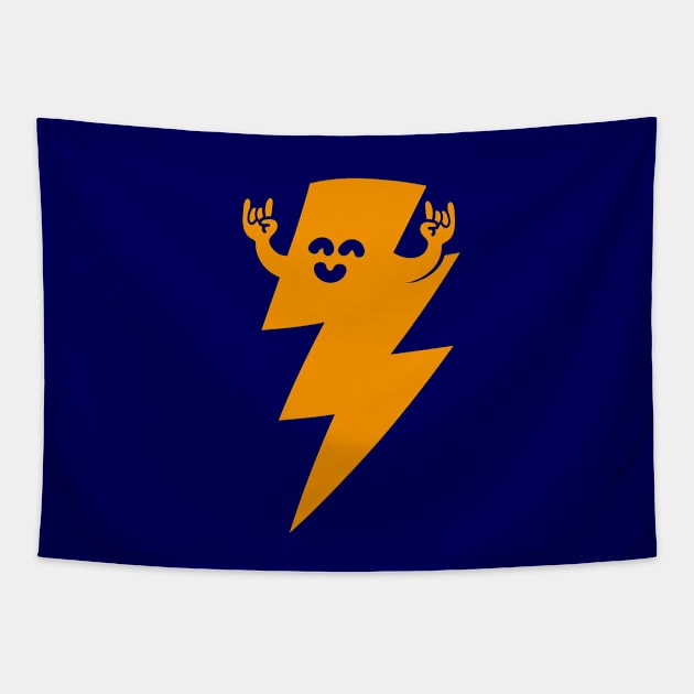 Rock on! Lightning Tapestry by marvandraw