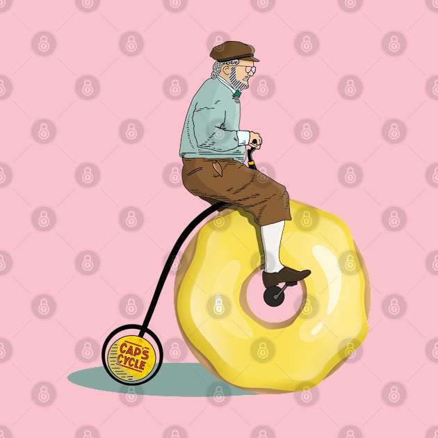 High wheeler Donut bike by Crooked Skull