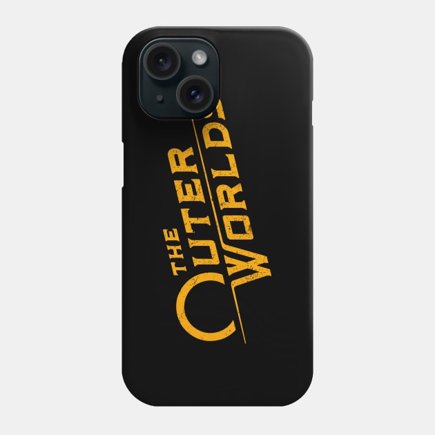 The Outer Worlds logo [Texturized] Phone Case by José Ruiz