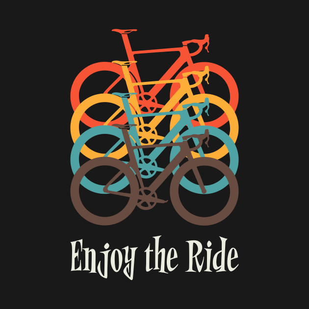 Enjoy the Ride Cycling by RoeArtwork