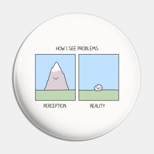 Perception vs reality Pin