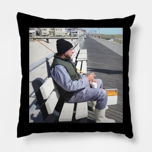 Bob on a Bench Pillow