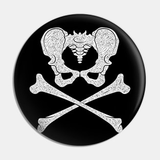 Pelvis and Crossbones Pin