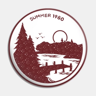 1980 Camp Crystal Lake Counselor Pin