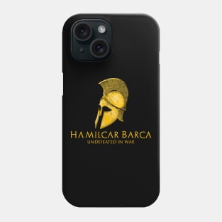 History Of Ancient Carthage - Hamilcar Barca - Punic War Phone Case