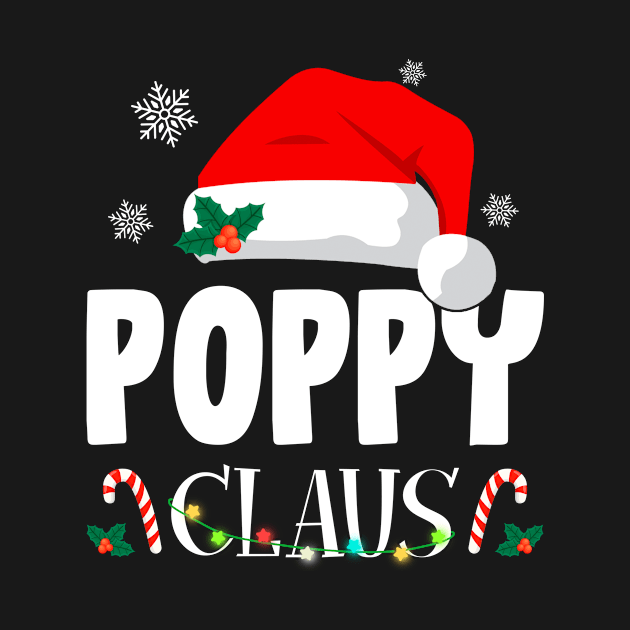 Funny Poppy Claus Matching Christmas Pajamas Xmas Family by Navarra