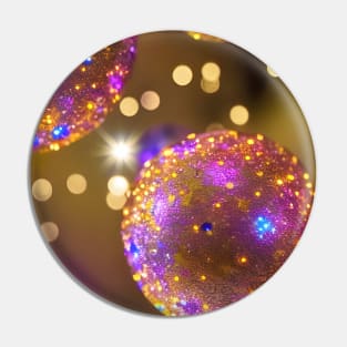 Glittering Orbs - A Dazzling Display Pin