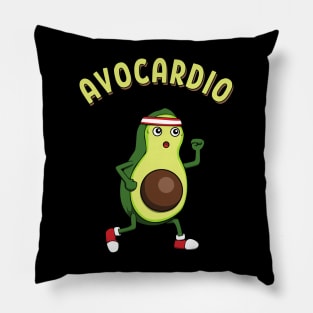 Avocardio Running Avocado Athlete Fitness Pillow