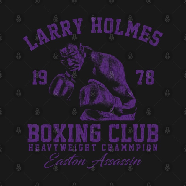 Boxing Club Larry Holmes Dark Purple by Bingung Mikir Nama Design