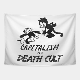 Felix the Cat ● Capitalism is a Death Cult Tapestry