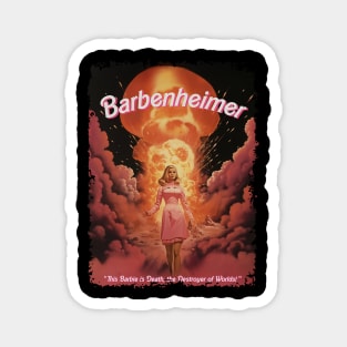 Barbie oppenheimer Magnet