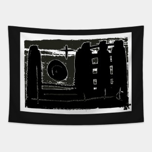 Night City Scenery Tapestry