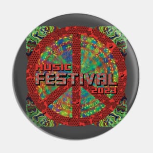 Music Festival Season Pin