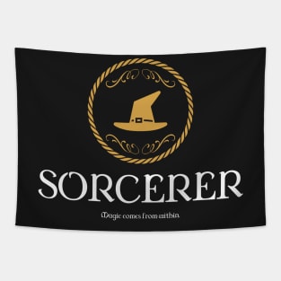 Sorcerer Sorcerers Magic Dungeons Crawler and Dragons Slayer Tapestry