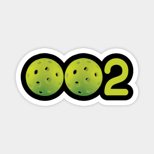 Zero zero two - pickleball score, Magnet