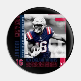 Jakobi Meyers Paper Poster Pin