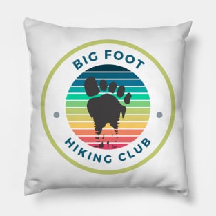 big foot sasquatch hiking club Pillow