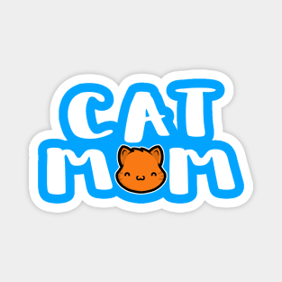 Super Cute Cat Mom Magnet